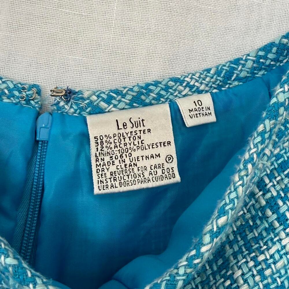 💎 Vintage 90’s Le Suit Tweed Skirt Set 💎 - Picture 8 of 8